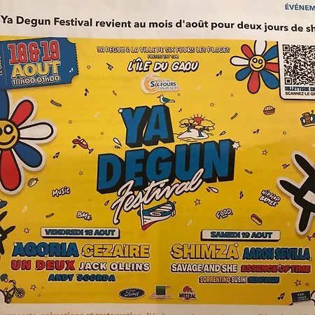 La Plage, Calme Et Jardin アパート